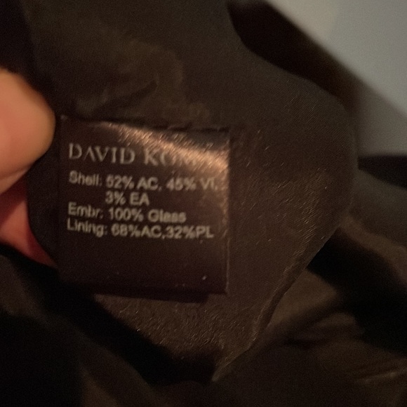 đź’—EXQUISITEđź’—DAVID KOMA HANGING CRYSTAL EMBELLISHED MOTIF MINI SAKS FIFTH AVENUE - Picture 15 of 17